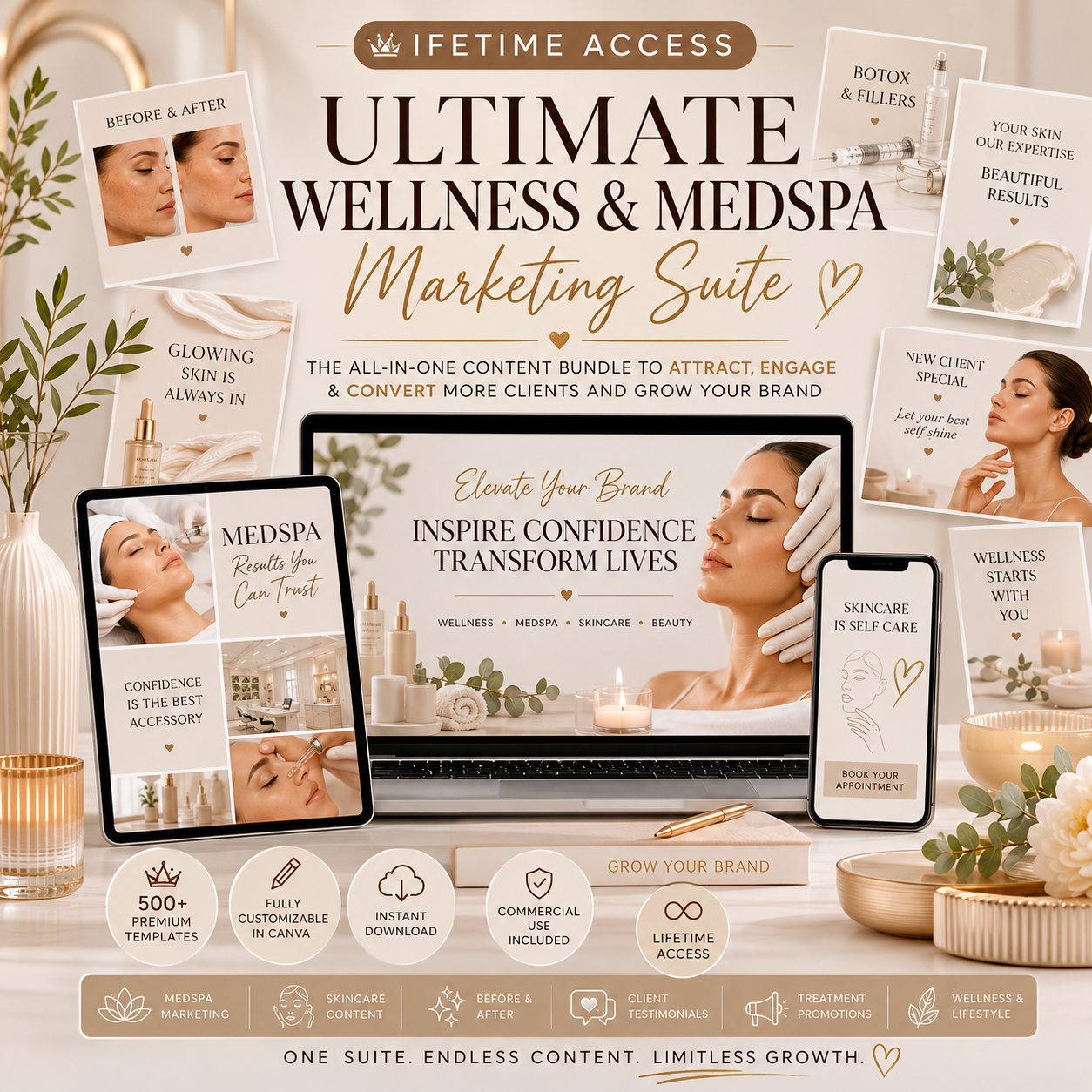 Ultimate Wellness & Medspa Marketing Suite – Lifetime Access